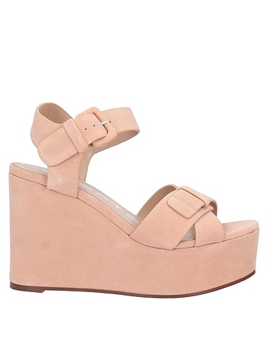STRATEGIA Sandals Blush Leather, Textile fibers