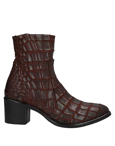STRATEGIA Ankle boot Dark brown Leather