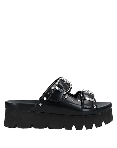 CULT Sandals Black Textile fibres