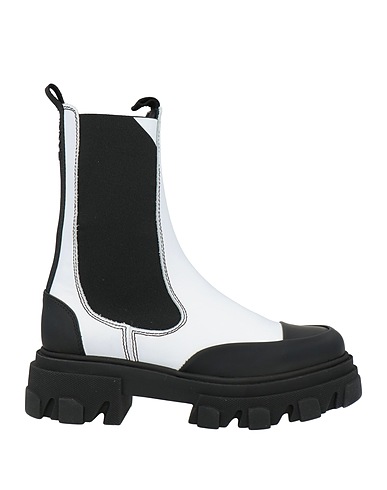 GANNI Ankle boot White Soft Leather