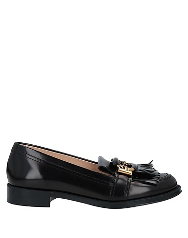 TOD'S Loafers Black Soft Leather