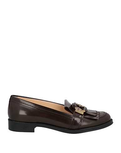 TOD'S Loafers Dark brown Soft Leather