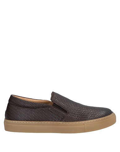 SEBOY'S Sneakers Dark brown Soft Leather
