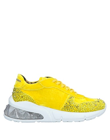 PHILIPP PLEIN Sneakers Yellow Textile fibres