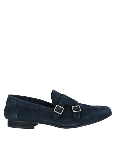 ANTICA CUOIERIA Loafers Midnight blue Leather