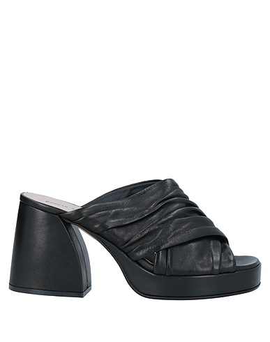 POESIE VENEZIANE Sandals Black Soft Leather