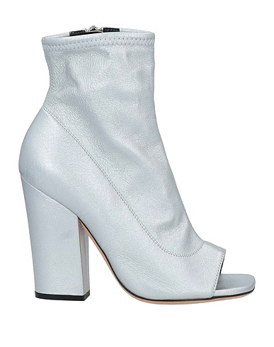 SERGIO ROSSI Ankle boot Silver Other Fibres