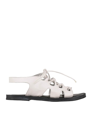 CAFèNOIR Sandalen Weiß Leder