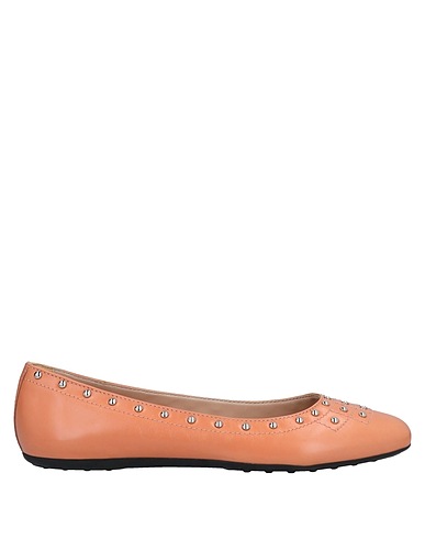 TOD'S Ballet flats Salmon pink Soft Leather