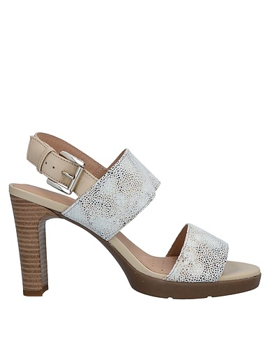GEOX Sandals Beige Soft Leather