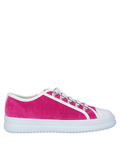 GEOX Sneakers Fucsia Pelle, Fibre tessili