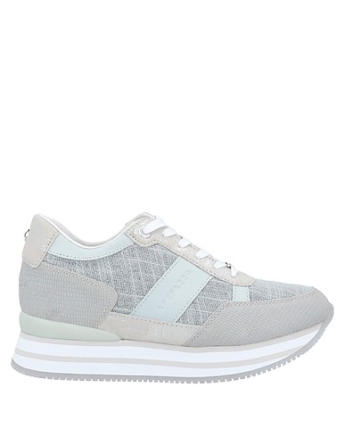 APEPAZZA Sneakers Grigio chiaro Pelle, Fibre tessili