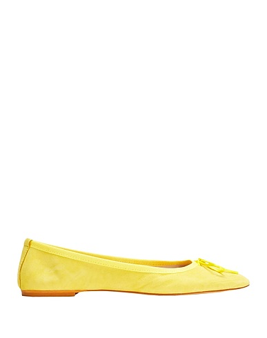 8 by YOOX Ballet flats WIDE-FIT BALLET FLAT
 Yellow 100% Ovine leather