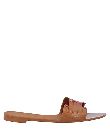 CHARLOTTE OLYMPIA Sandals Camel Rubber