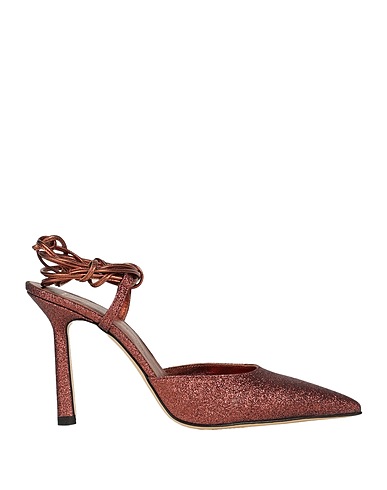 GIAMPAOLO VIOZZI Décolleté SANDAL
 Bronzo Altre Fibre