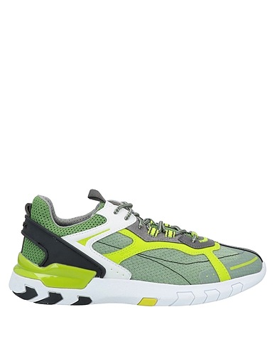 GEOX Sneakers Πράσινο Ίνες υφασμάτων, Άλλες ίνες