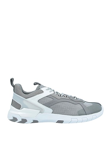 GEOX Sneakers Light grey Textile fibres, Other Fibres