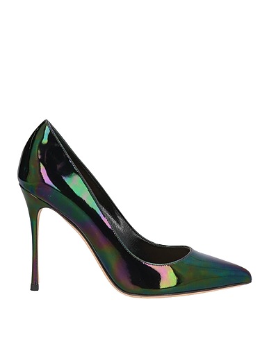 SERGIO ROSSI Court Black Soft Leather