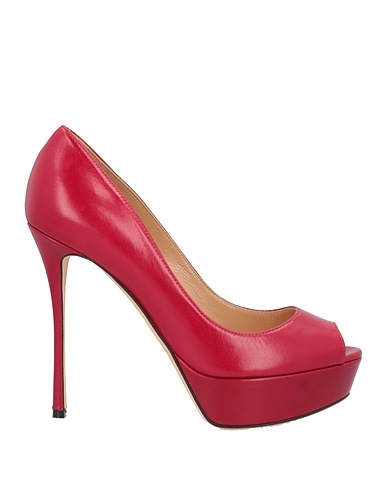 SERGIO ROSSI Décolleté Rosso Pelle