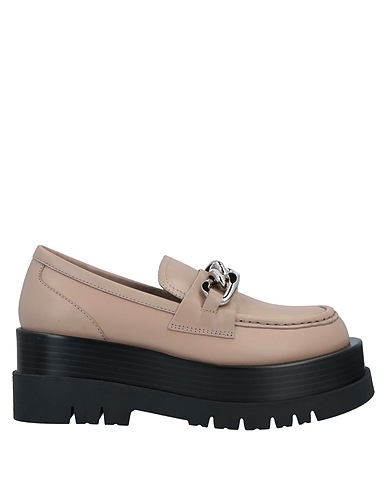 JEFFREY CAMPBELL Loafers Beige Bovine leather