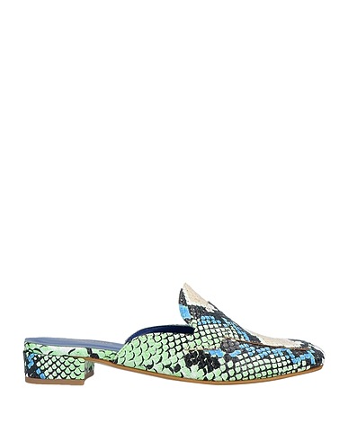 SPAZIOMODA Mules and clogs Light green Soft Leather