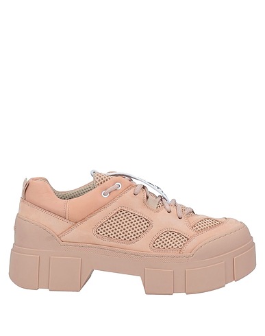 VIC MATIĒ Sneakers Blush Textile fibres, Soft Leather