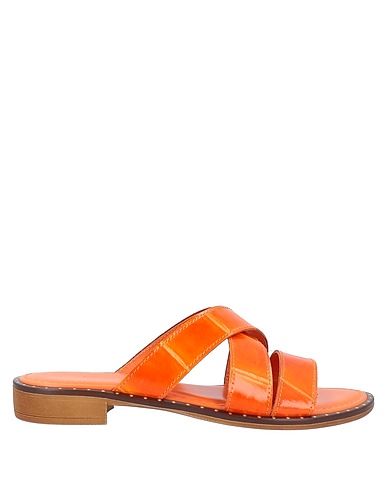 SPAZIOMODA Sandali Arancione Pelle