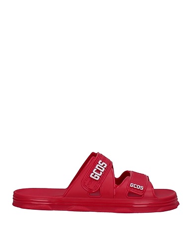 GCDS Sandals Red Rubber