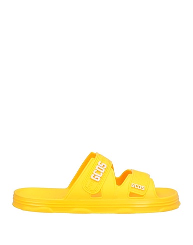 GCDS Sandals Yellow Rubber