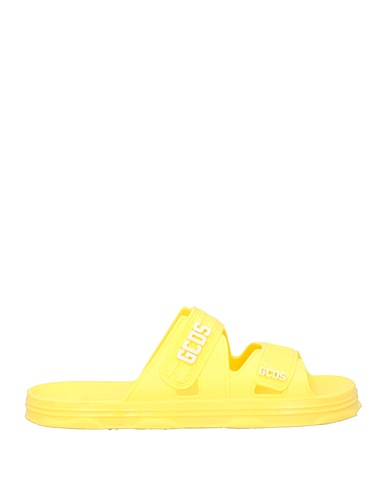 GCDS Sandals Pastel yellow Rubber