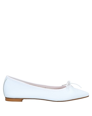 SPAZIOMODA Ballet flats White Soft Leather