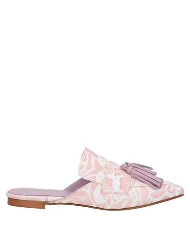 SPAZIOMODA Mule e zoccoli Rosa chiaro Pelle
