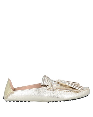 TOD'S Loafers Platinum Soft Leather