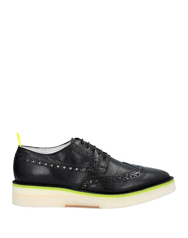 BARRACUDA Laced shoes Black Soft Leather