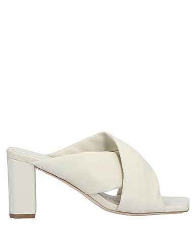 VIC MATIĒ Sandals Ivory Soft Leather