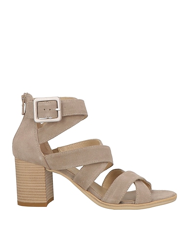 NERO GIARDINI Sandals Light grey Leather
