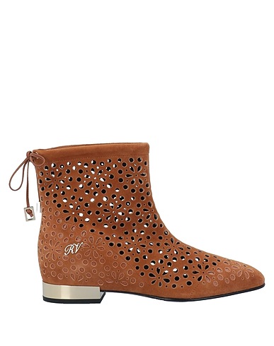 ROGER VIVIER Ankle boot Camel Soft Leather