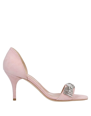 TWINSET Sandals Pink Leather