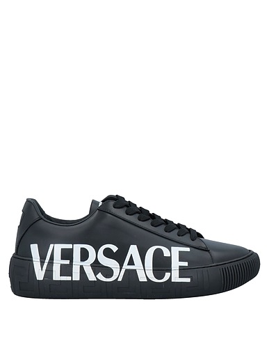 VERSACE Sneakers Black Calfskin