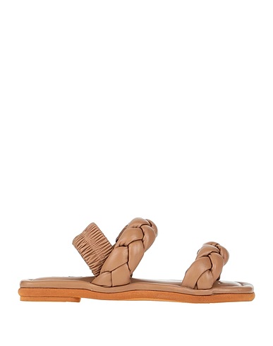 181 Sandals Camel Textile fibres