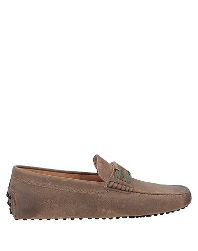 TOD'S Mokassins Khaki Kalbsleder