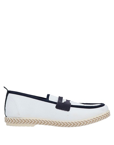 ORGANIK Loafers White Textile fibres