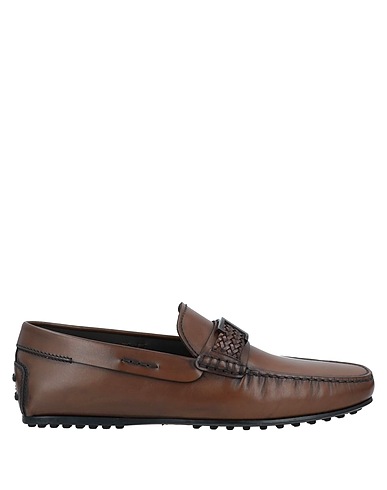 TOD'S Loafers Dark brown Soft Leather