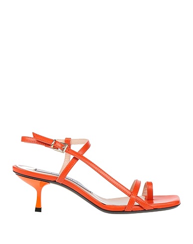 NCUB Infradito Arancione Pelle