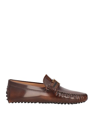 TOD'S Loafers Dark brown Calfskin