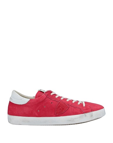 PHILIPPE MODEL Sneakers Red Soft Leather