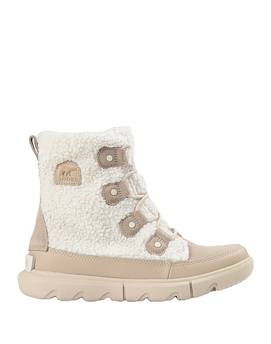 SOREL 미들 부츠 SOREL EXPLORER II JOAN COZY 아이보리 가죽, 텍스타일 섬유