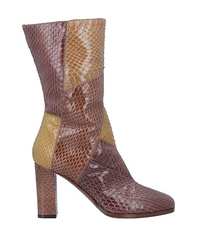 ETRO Ankle boot Brown Snakeskin