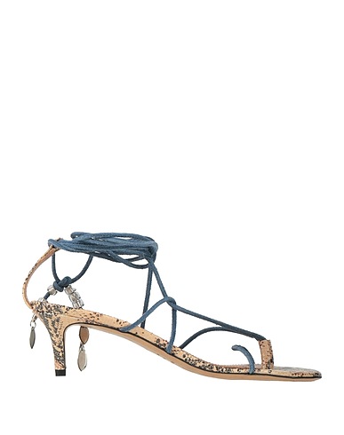 ISABEL MARANT Flip flops Light blue 100% Calfskin
