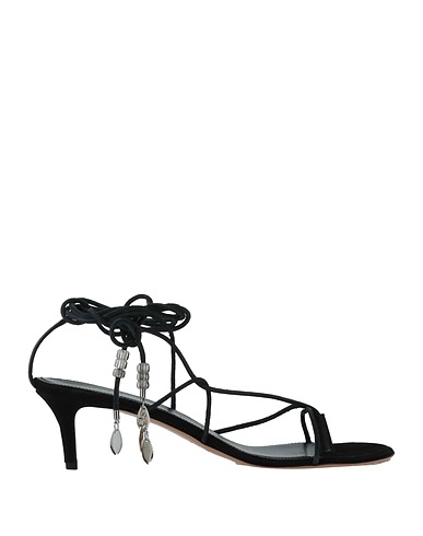 ISABEL MARANT Flip flops Black 100% Calfskin